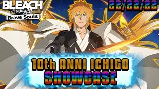 ЛУЧШИЙ НА BBS! 10th Anniversary Ichigo 2/5 T22 PvE и GQ Showcase | Bleach Brave Souls