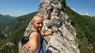 Via lunga alla Balza della Penna, Marche (multipitch)