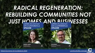 🌱 Radical Regeneration: Rebuilding Communities, Not Just Structures 🌱