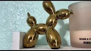 Ceramic Balloon Dog Sculpture Review | Modern Art D&eacute;cor Accent