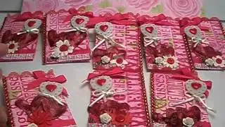 Super simple Valentine's Day ATC swap for Creatingthecraftylife.ning.com