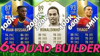 SQUAD BUILDER 100k 200k 300k 400k 600k 3MIL FIFA 19