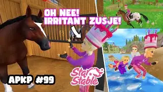 APKP #99 | Klein Zusje Doet Vervelend In Paardenstal! 😛En Gaat Naar Feestje! | Star Stable Serie
