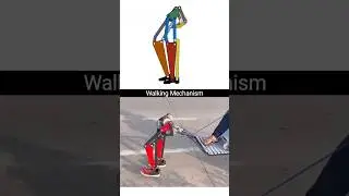 Walking mechanism ⚙️ #shorts  #mechanical #automobile #machine #mechanically #mechanism #reels