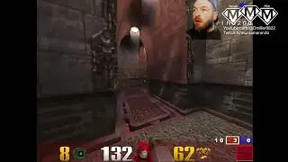 Aggressive Grenade Frag for Score #quake3arena #quake #tdm  #freezetag  #pcgaming #pcstreaming