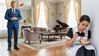 Millionaire Finds His Maid Hiding to Eat Leftovers — What Happened Next Will Break Your Heart