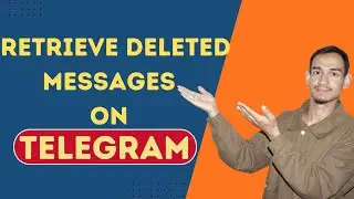 TELEGRAM: How To Restore Deleted Messages/ Chats !! FIND DELETED CHATS 