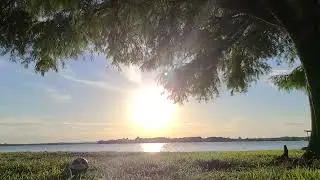 sunset at Lake LBJ Marble Falls Tx