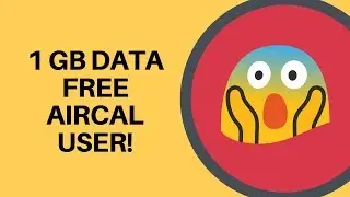 FREE 1GB  INTERNET AIRCEL USERS