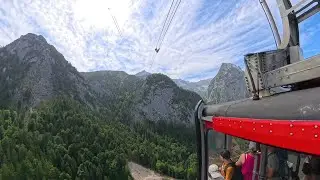 Alpspitzbahn,  Seilbahn Auffahrt in VR 360&deg;