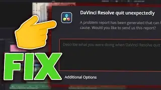 DaVinci Resolve Crashes When Opening/Loading a Project? Here's the Fix!