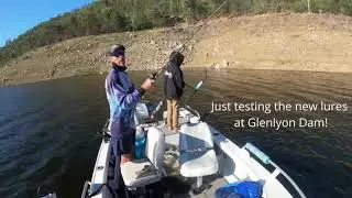 Testing the new Top Attack Lures at Glenlyon Dam