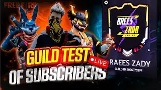 🔴[LIVE]GUILD TEST OF SBSCRIBERS||A CHANCE TO RAISE 🥵||RAEES ZADA GAMING