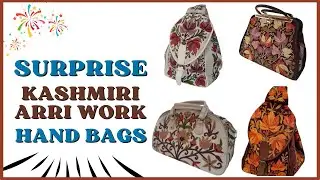 Exquisite Kashmiri Aari Bags Collection | Kashmiri embroidery