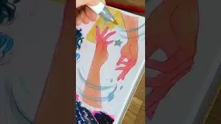 Space magic #artshorts #ohuhumarkers #artwork #markerart #springonshorts