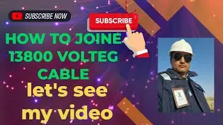 ##HOW TO JOINE THE CABLE 13800 VOLT ##MAIN LINE CABLE##