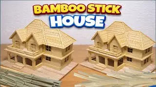 How to build Bamboo stick house craft 
