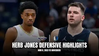 Herb Jones Defense on Luka Doncic (1-6 FG & 1 TO While Guarding): All Possessions (3/8/23)