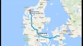 Driving across Denmark in 07:27