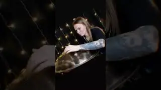 Учусь импровизировать на Ханге под фон😊 #ханг #хендпан #hang #handpan #handpanmusic