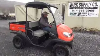 2011 Kubota RTV500 UTV Side By Side 4X4 Dump Bed Hydrostatic Drive Roof For Sale Mark Supply Co Nice