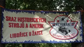 Sraz veteránů a amerik v Libořicích u Žatce 2025