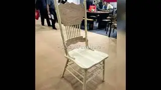 Luxury Nordic Solid Wood Dining Chair Modern American Vintage Black Windsor Chair for Home