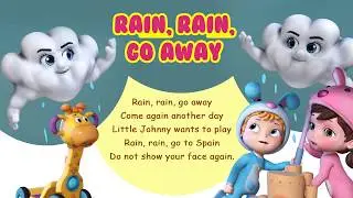 Rain Rain Go Away | Nursery Rhymes & Baby Rhymes for Kids | Infobells