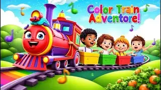 Color Train Adventure! 🚂🌈 | Learn Colors with Singing & Fun for Kids- Tiny Tubes TV