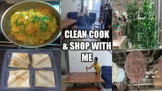 CLEAN, COOK & SHOP WITH ME || Indian House Cleaning Routine Before Festivals || Ranjita's Vlogs