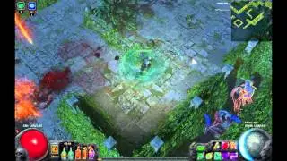 Path of Exile - Lvl 93 Crit Poisonstorm The Vinktar Square Map Run [Talisman SC League]