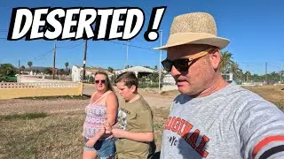 A FREE beach stop in spain with something STRANGE