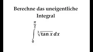 Das Integral der dritten Wurzel aus dem Tangens