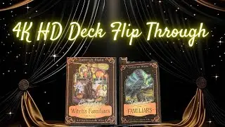 **NEW RELEASE** Everyday Witch's Familiars Oracle ~ 4K HD Flip Through #oracle #tarot #unboxing