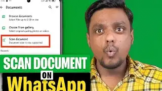 No More Apps! WhatsApp Camera Can Now Scan Documents!