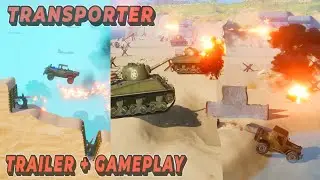 Technical Transport Game... | Transporter Trailer + Gameplay Review PC Steam 4K
