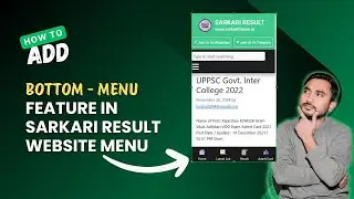 How to Create a Sticky Bottom Navigation Mobile Menu in Elementor Pro | Step-by-Step Tutorial 2025