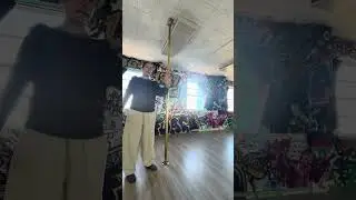 How to put up an X-pole pole into the ceiling mount
