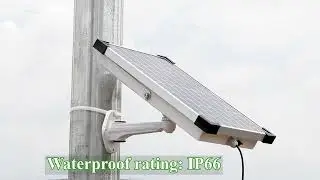 tecdeft An ultra-thin, highly waterproof off-grid solar kit for outdoor power.
