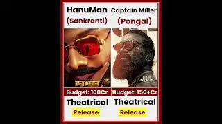 Hanuman VS Captain Miller movie comparison box office collection #viral #trending #shorts #hanuman