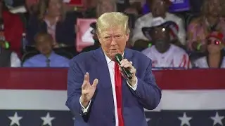 Donald Trump speaks at town hall in Flint