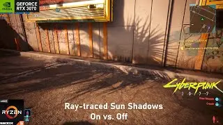Ray-traced Sun Shadows in Cyberpunk 2077