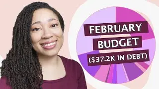 FEBRUARY BUDGET WITH ME | MONTHLY BUDGET | BUDGET PLANNING FOR SINGLES | ZERO BASED MONTHLY BUDGET