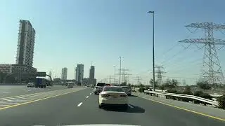 Business Bay to InterContinental Dubai Marina Road Trip | Dubai City Drive 4K | Scenic Marina Route 