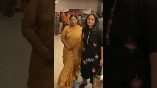 Saikumar Chettan's daughter Vaishnavi with her mother at the teaser launch of the movie Kalankava...