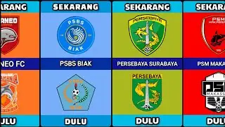 LOGO KLUB LIGA INDONESIA DULU VS SEKARANG🇮🇩