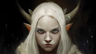 [ASMR] Elven Warrior - digital portrait painting process