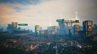 Video Game Ambience | Cyberpunk 2077 - Rancho Coronado, Dam Overlook