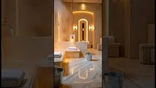 Old Factory Bathroom &rarr; Luxury Hammam Spa #shorts