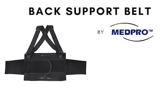 MEDPRO&trade; Back Support Belt/Posture Brace